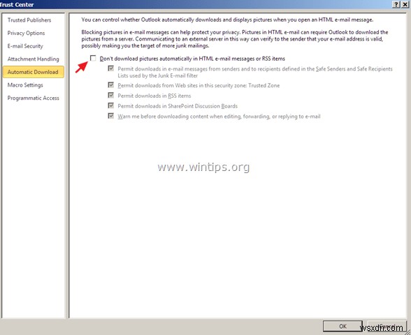 How to Enable Pictures Download in Outlook Email Messages.
