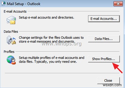How to Create a New Outlook Profile and Import Outlook Data (*.PST)