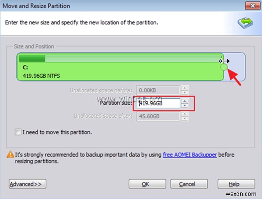How to Resize Partitions in Windows.