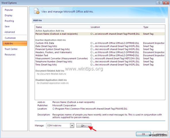 How to Manage and Disable Add-Ins in Office 2016, 2013, 2010, 2007, 2003