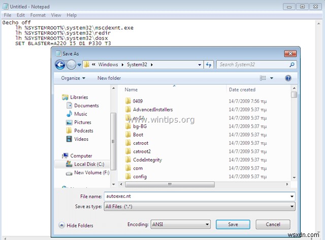 How to fix: System File not suitable for running MS-DOS and Windows applications.