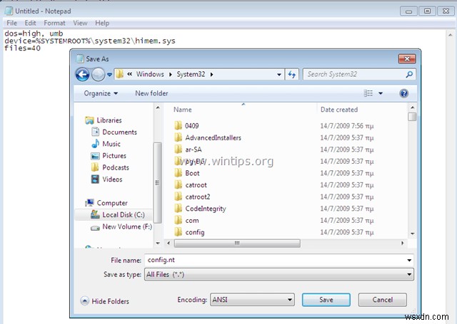 How to fix: System File not suitable for running MS-DOS and Windows applications.