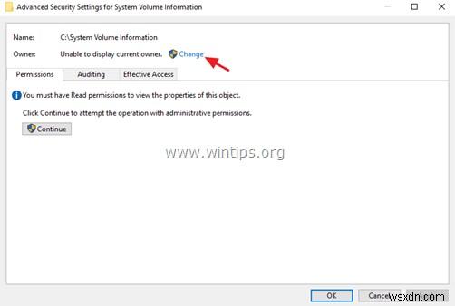 How to fix: C:\System Volume Information is not accessible – Access Denied.