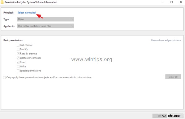 How to fix: C:\System Volume Information is not accessible – Access Denied.