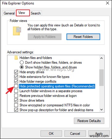 How to View Hidden Files on Windows 10/8.1