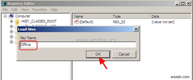 How to Enable Administrator Offline using Registry (Windows 10, 8, 7, Vista).