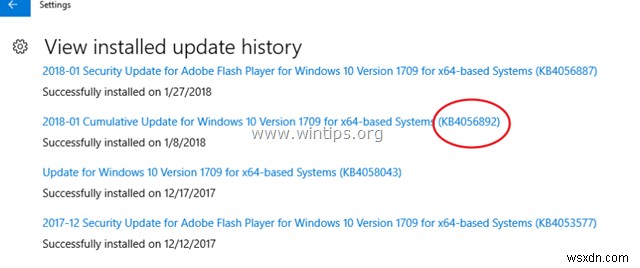 FIX: Windows 10 Update KB4056892 fails to install 0x800f0845