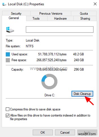 How to Free Up Disk Space with Disk Cleanup.