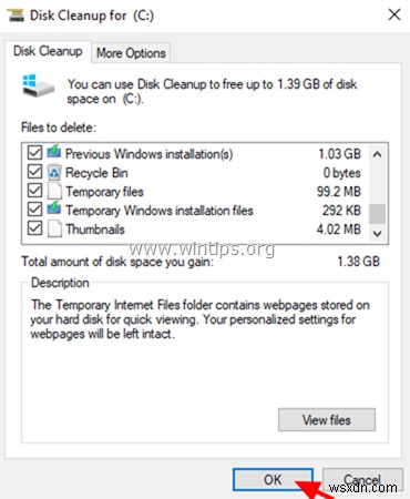 How to Free Up Disk Space with Disk Cleanup.