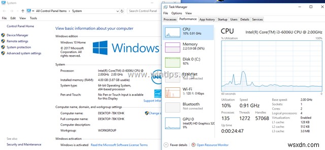 FIX: CPU Not Running at Full Speed in Windows 10.