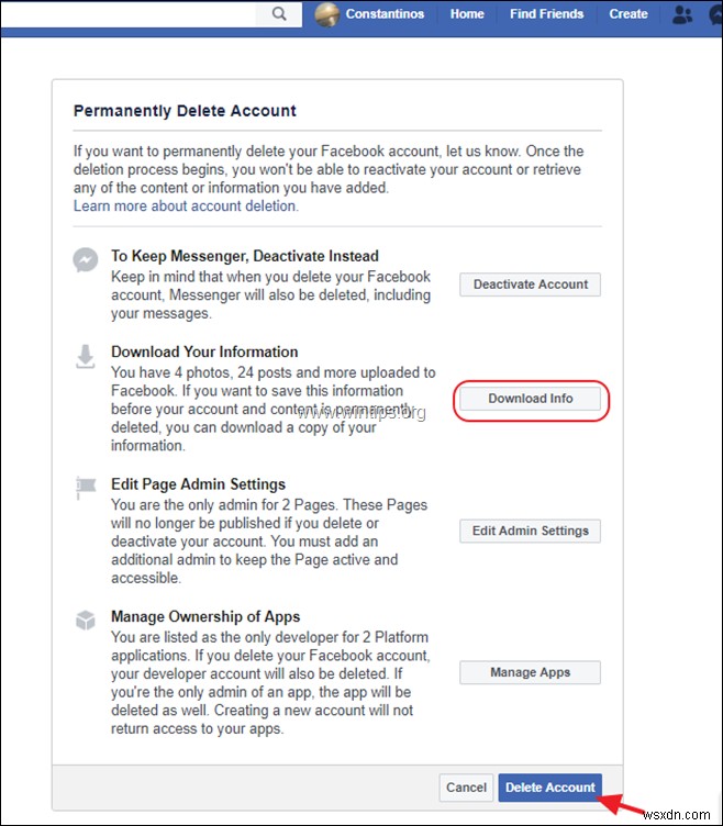 How to Deactivate or Delete Facebook Account.