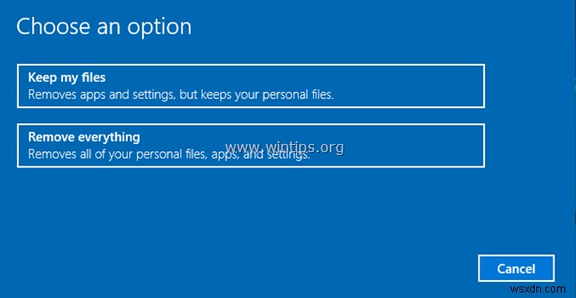 How to Reset Windows 10 PC back to its original state.