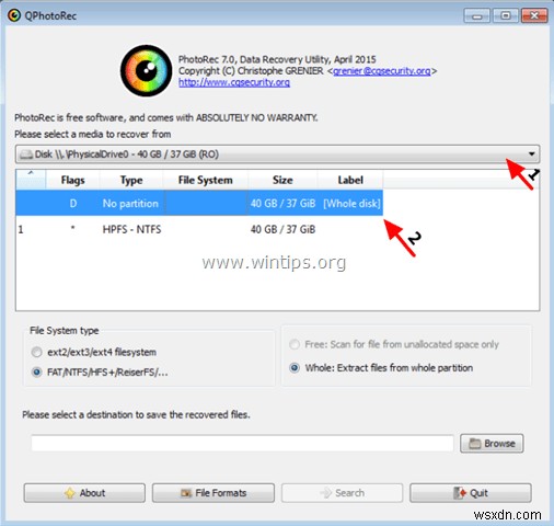 Recover Data from RAW Hard disk, USB Disk, SD Card (How-to)