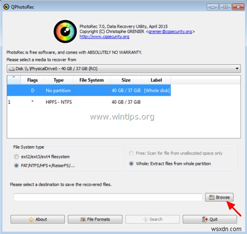 Recover Data from RAW Hard disk, USB Disk, SD Card (How-to)