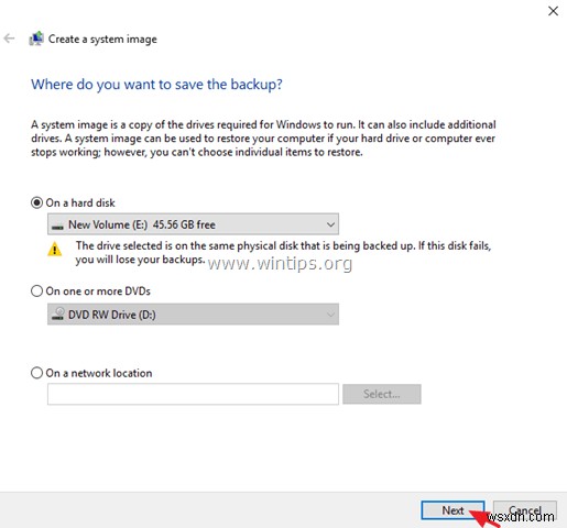 How to Create System Image Backup in Windows 10, 8 or 7 OS.