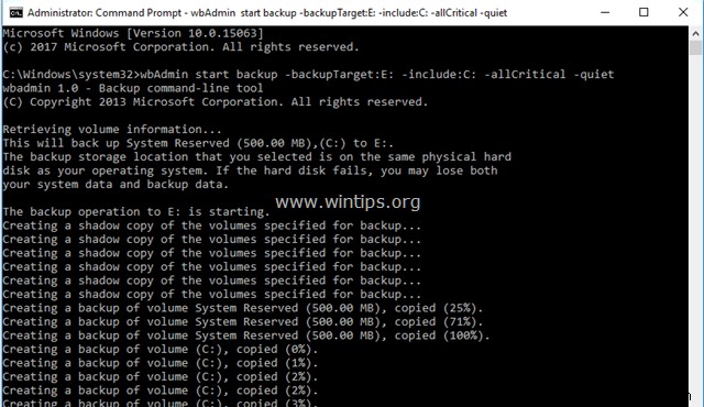 How to Create System Image Backup in Windows 10, 8 or 7 OS.