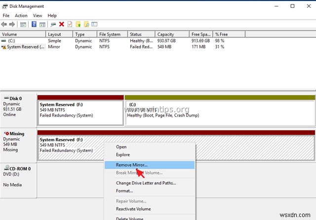 FIX: Cannot Boot from Secondary Mirror Drive in Windows 10 (Solved)