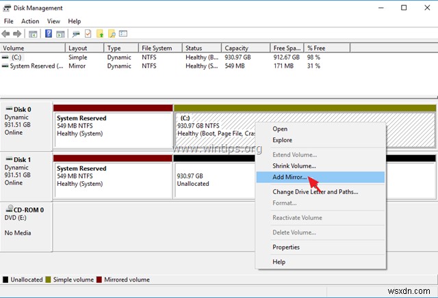 How to Mirror Boot Hard Drive on Windows 10 (Legacy or UEFI)