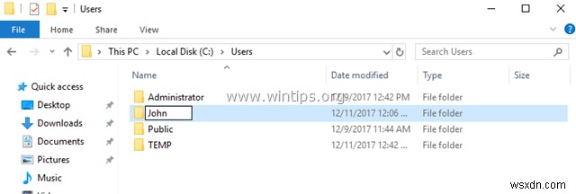 How to: Rename User Profile Folder in Windows 10/8/7