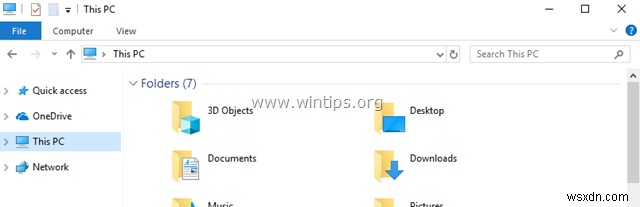 How to Remove OneDrive from Explorer Pane.