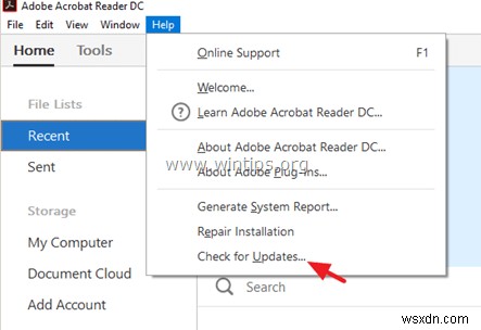 How to Disable Automatic Update in Adobe Reader DC
