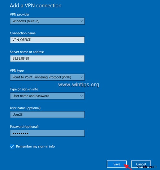 How to Setup a VPN Connection on Windows 10.