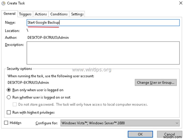 How to Schedule Google Backup and Sync.