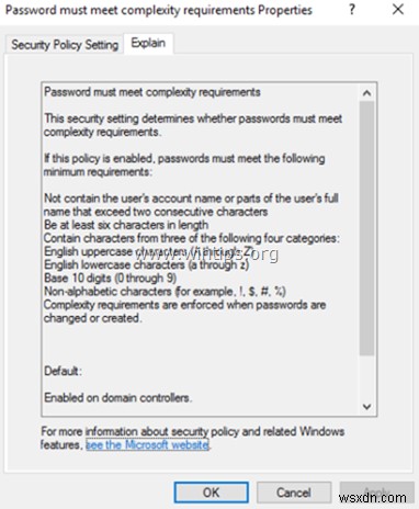 How to Disable Password Complexity requirements on Server 2016.