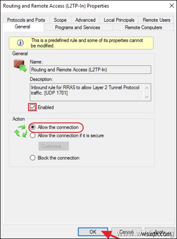 How to Setup L2TP VPN Server 2016 with a Custom Preshared Key for Authentication.