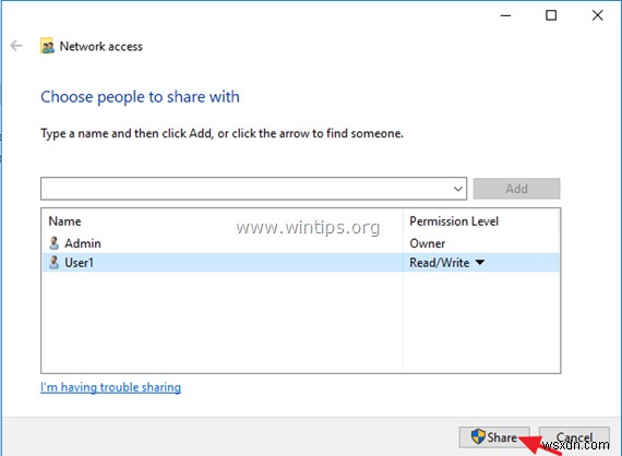 How to Share Files in Windows 10.