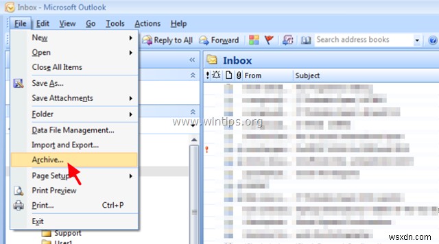 How to Copy Outlook Folder Structure (only) to a New Outlook Data File.