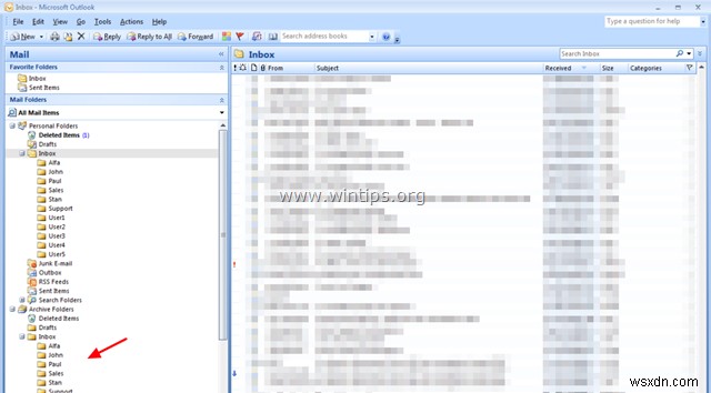 How to Copy Outlook Folder Structure (only) to a New Outlook Data File.