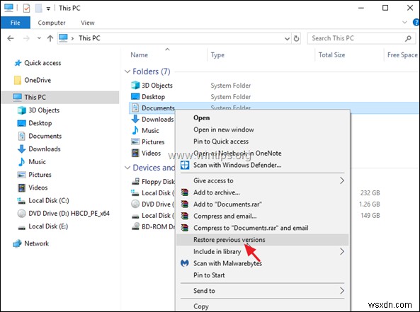 How to Use File History to Backup Personal Files and Restore Previous Versions of Files in Windows 10.