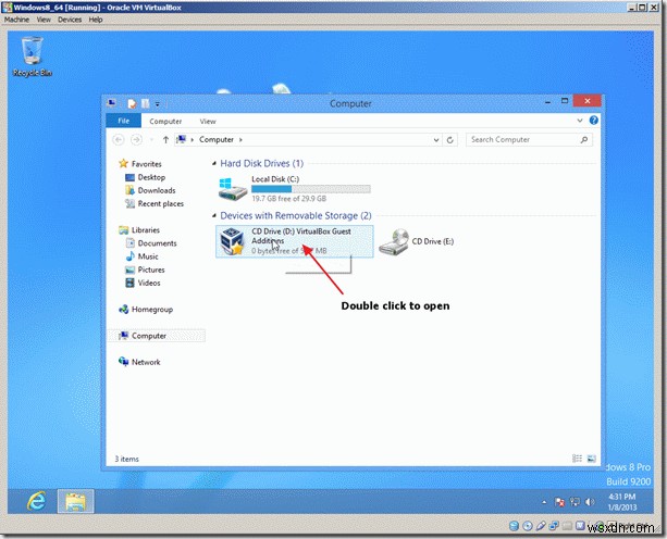 How to Share Files between VirtualBox Guest and Host.