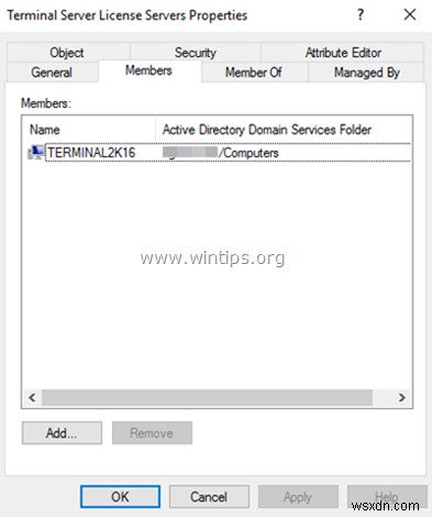 FIX Event ID 4105: Remote Desktop license server cannot update the license attributes for user in Active Directory Domain.