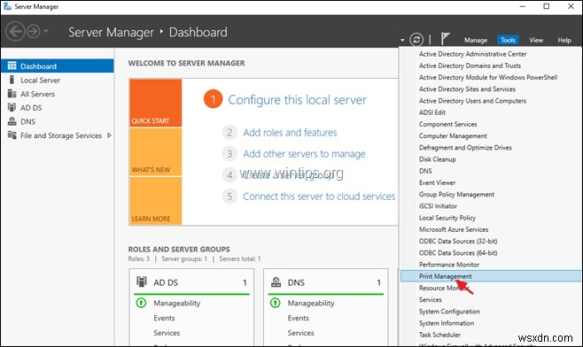 How to Deploy a Network Printer via Group Policy in Server 2016.