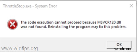 FIX: MSVCR120.dll was not found or MSVCP140.DLL was not found (Solved)