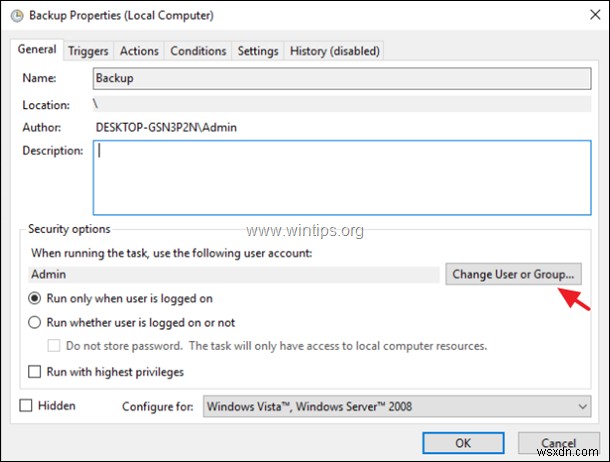 How to Run a Scheduled Task in Background or in Foreground.