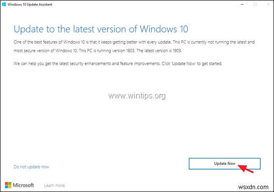 How to Download and Install the Windows 10 Feature Update 1909.