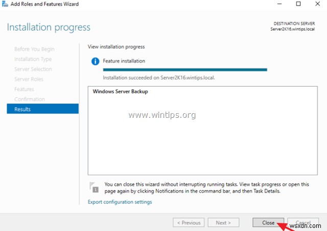 How to Backup Active Directory Server 2016/2012 with Windows Server Backup.
