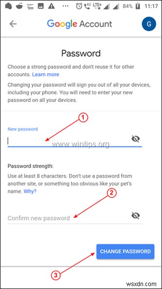 How to Change Gmail Password (Google Account Password).