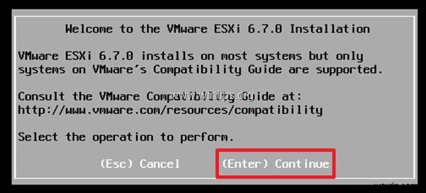 How to Install vSphere ESXi 6.7 on a Bare Metal Server.