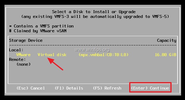 How to Install vSphere ESXi 6.7 on a Bare Metal Server.