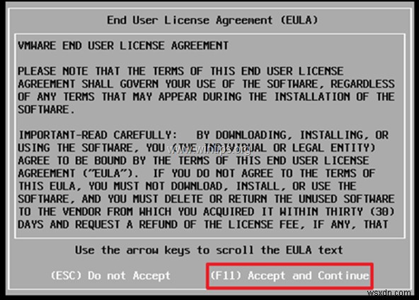 How to Install vSphere ESXi 6.7 on a Bare Metal Server.