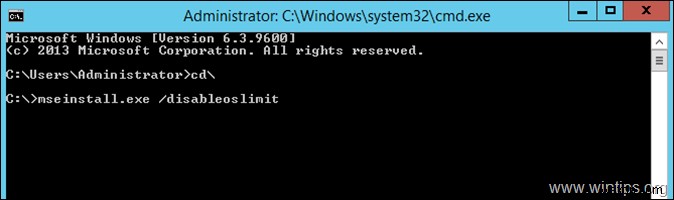 How to Install Microsoft Security Essentials on Server 2012/2012R2.