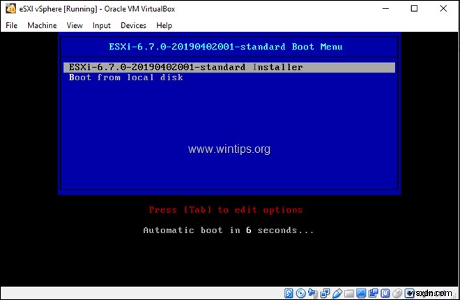 How to Install VMware ESXi on VirtualBox.