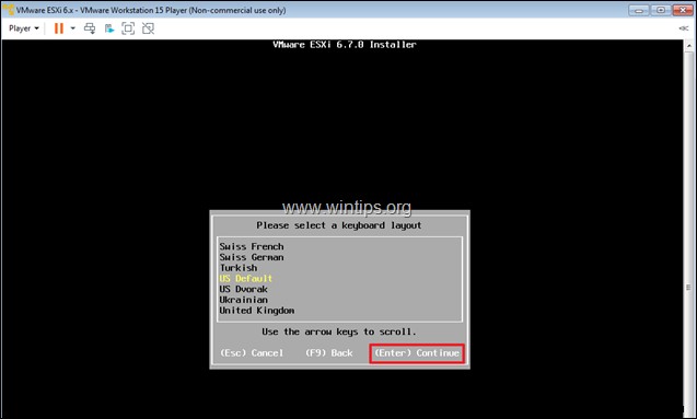 How to Install vSphere ESXi 6.7 on VMware Workstation 15.
