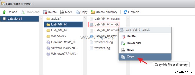 How to Clone a Virtual Machine on vSphere Hypervisor ESXi 6.7.