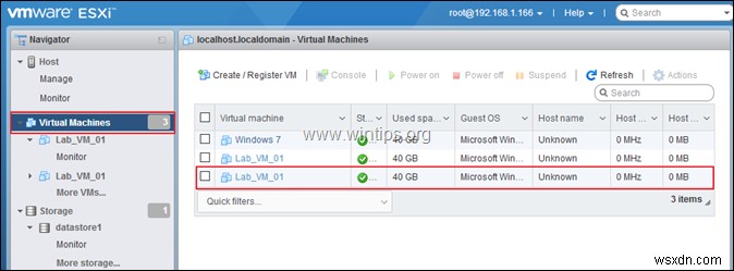 How to Clone a Virtual Machine on vSphere Hypervisor ESXi 6.7.