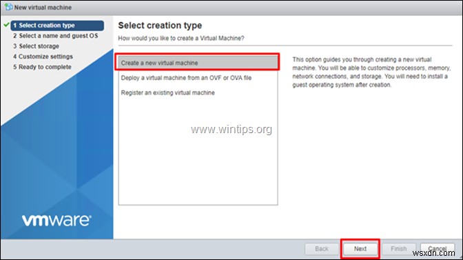 How to Create a Virtual Machine on vSphere Hypervisor ESXi 6.7